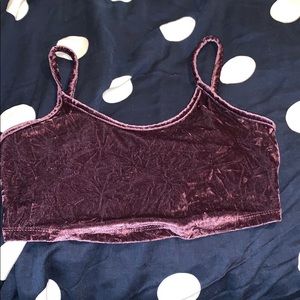 Velvet Crop Cami